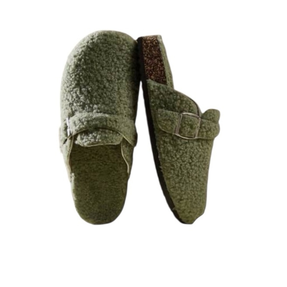 SHEIN Solecia Cozy Green Kids Slip-On Shoes size 8/39